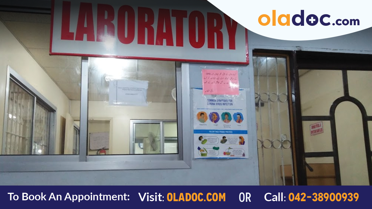 Lab at Mamji Hospital Karachi